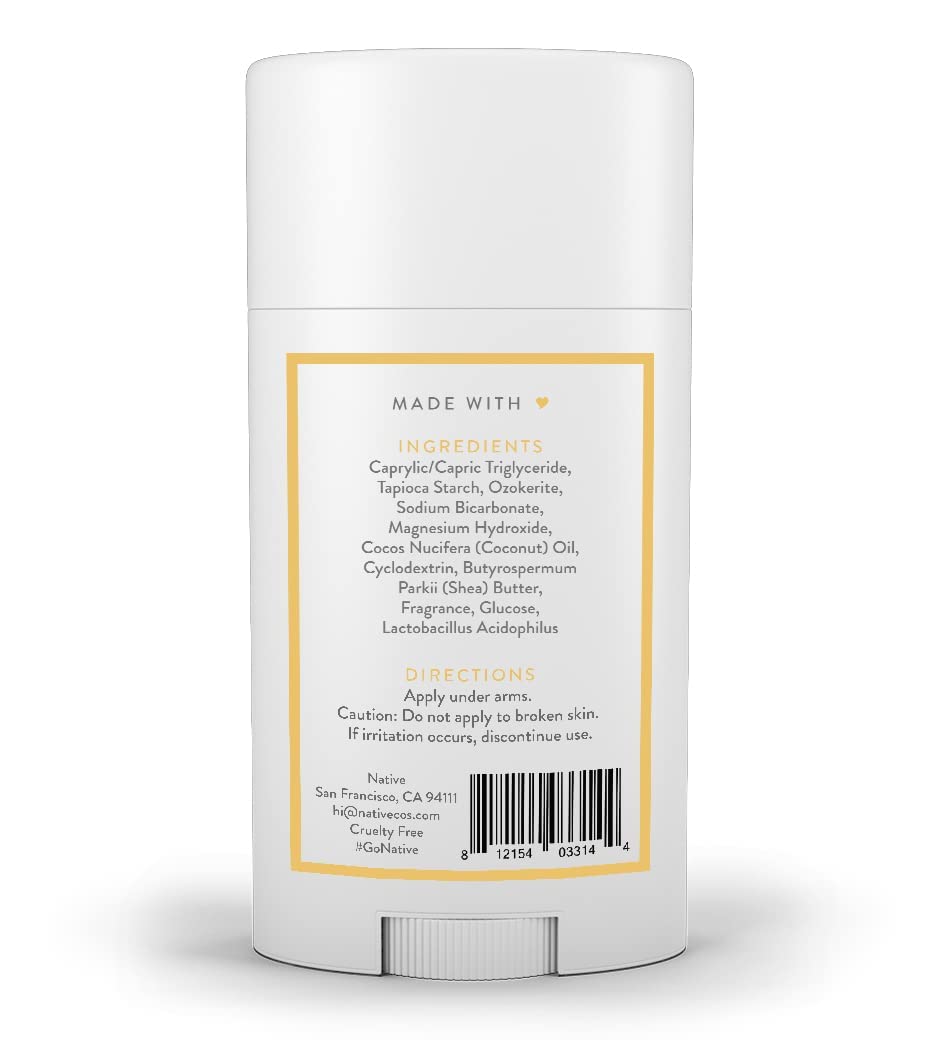 Native Deodorant Contains Naturally Derived Ingredients, 72 Hour Odor Control, Deodorant for Women and Men, Aluminum Free, Coconut & Vanilla 2.65oz