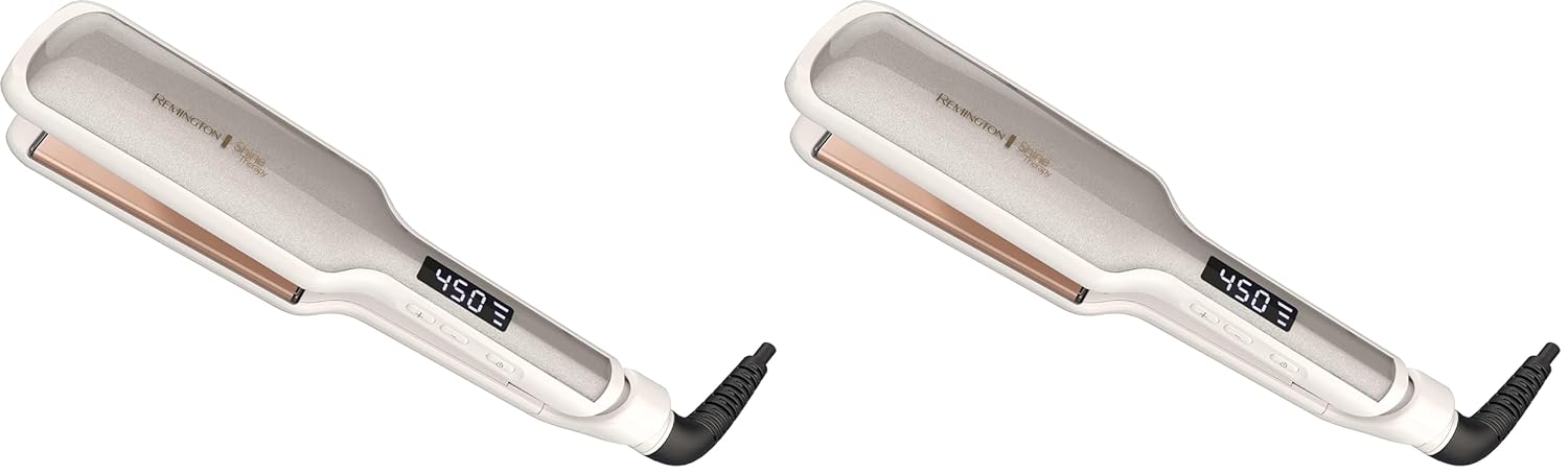 Remington Shine Therapy 1 inch Hair Straightener Iron, Flat Iron Infused with Argan Oil & Keratin, Professional Ceramic Flat Iron for Less Frizz, Shines and Smooth, Styling Tools