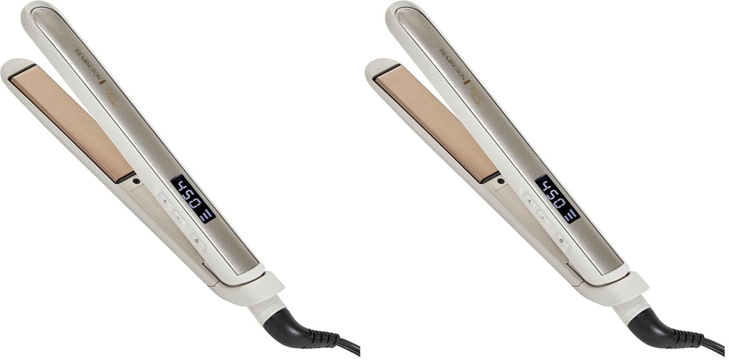 Remington Shine Therapy 1 inch Hair Straightener Iron, Flat Iron Infused with Argan Oil & Keratin, Professional Ceramic Flat Iron for Less Frizz, Shines and Smooth, Styling Tools
