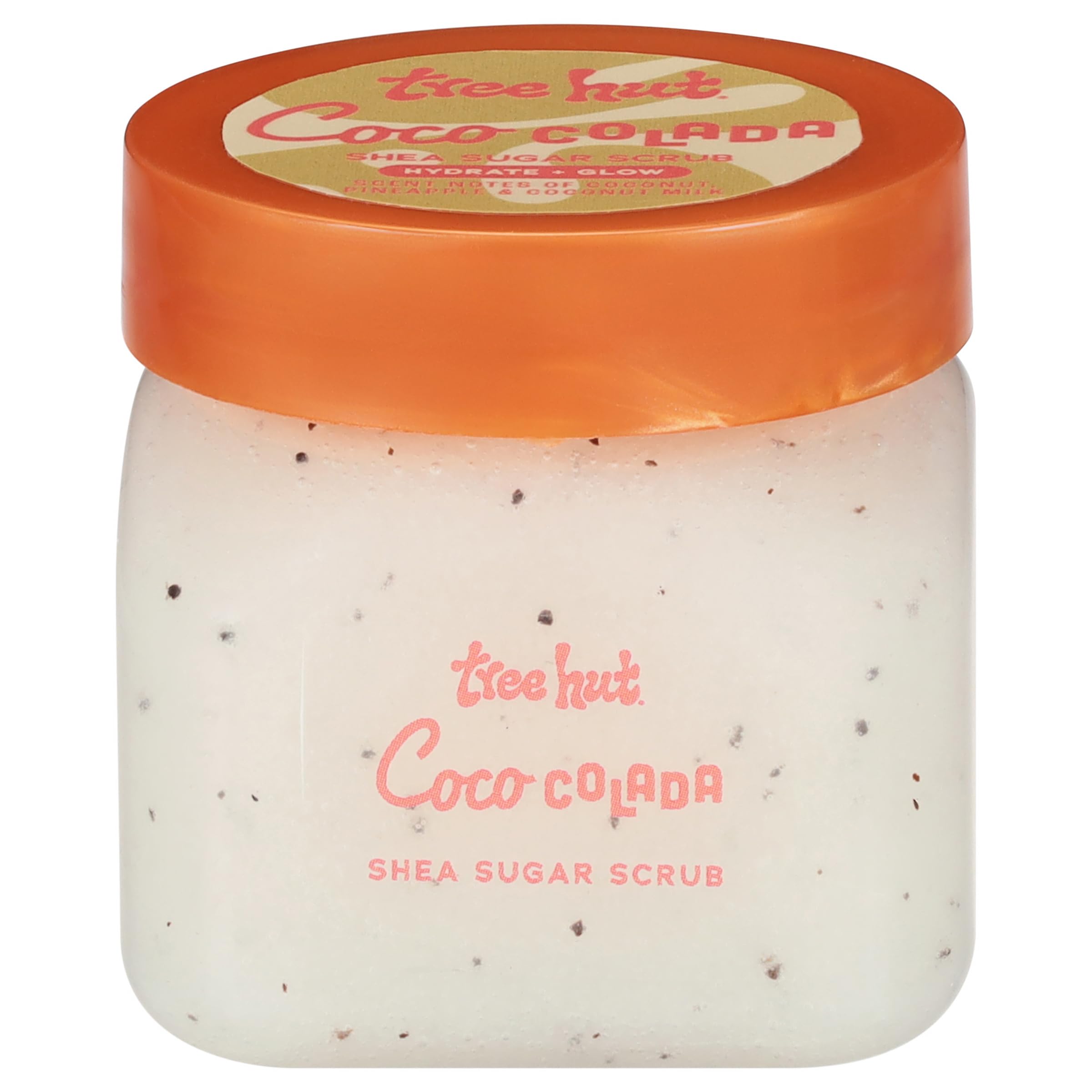 Tree Hut Pink Hibiscus Body Scrub, Exfoliating & Hydrating Sugar Scrub with Shea Butter & Essential Oils, Smooth Skin, Body Exfoliator For All Skin Types, Self Care Gifts for Women, Vegan, 18 Oz