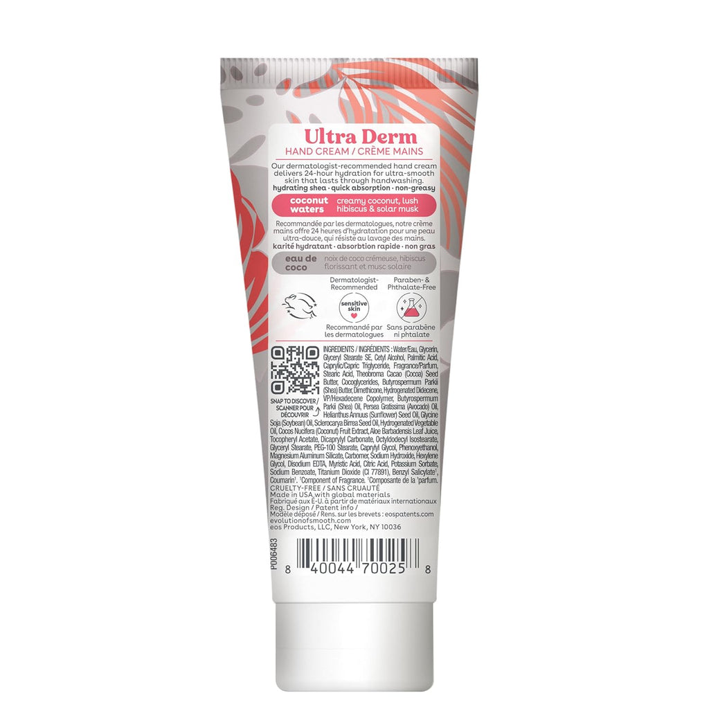 eos Shea Better Hand Cream - Coconut Hand Lotion and Skin Care | Instant Hydration + Lasting Protection | 2.5 oz