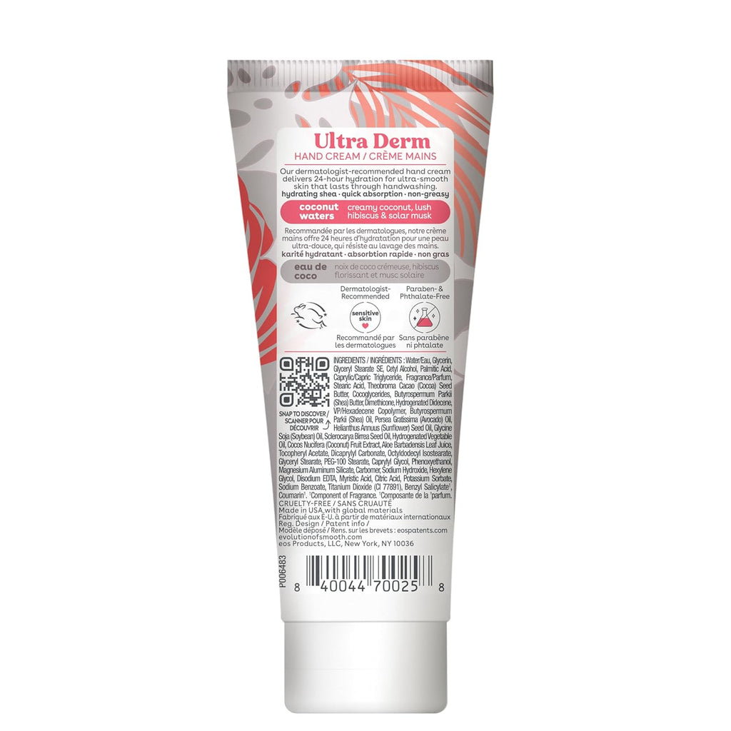 eos Shea Better Hand Cream - Coconut Hand Lotion and Skin Care | Instant Hydration + Lasting Protection | 2.5 oz