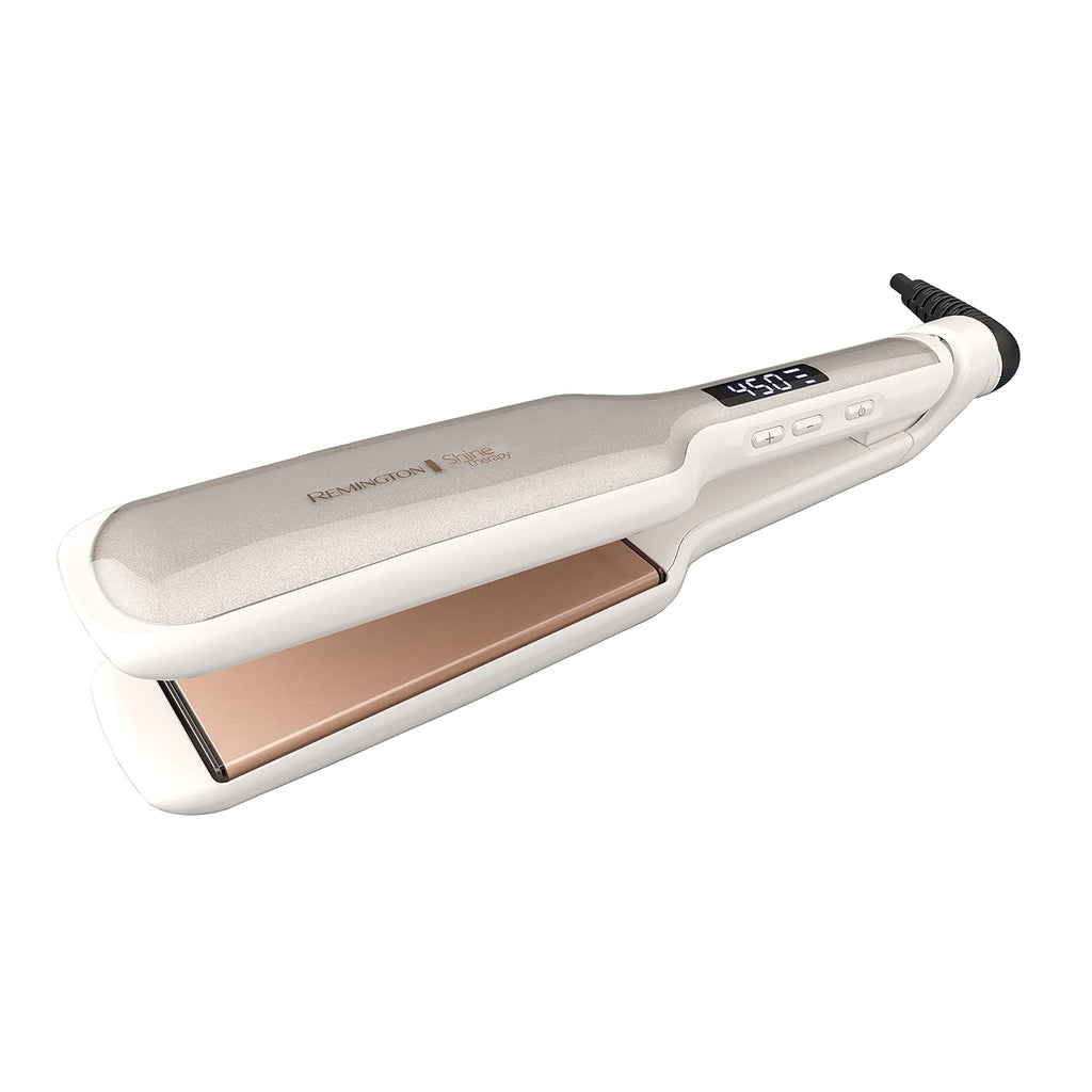 Remington Shine Therapy 1 inch Hair Straightener Iron, Flat Iron Infused with Argan Oil & Keratin, Professional Ceramic Flat Iron for Less Frizz, Shines and Smooth, Styling Tools