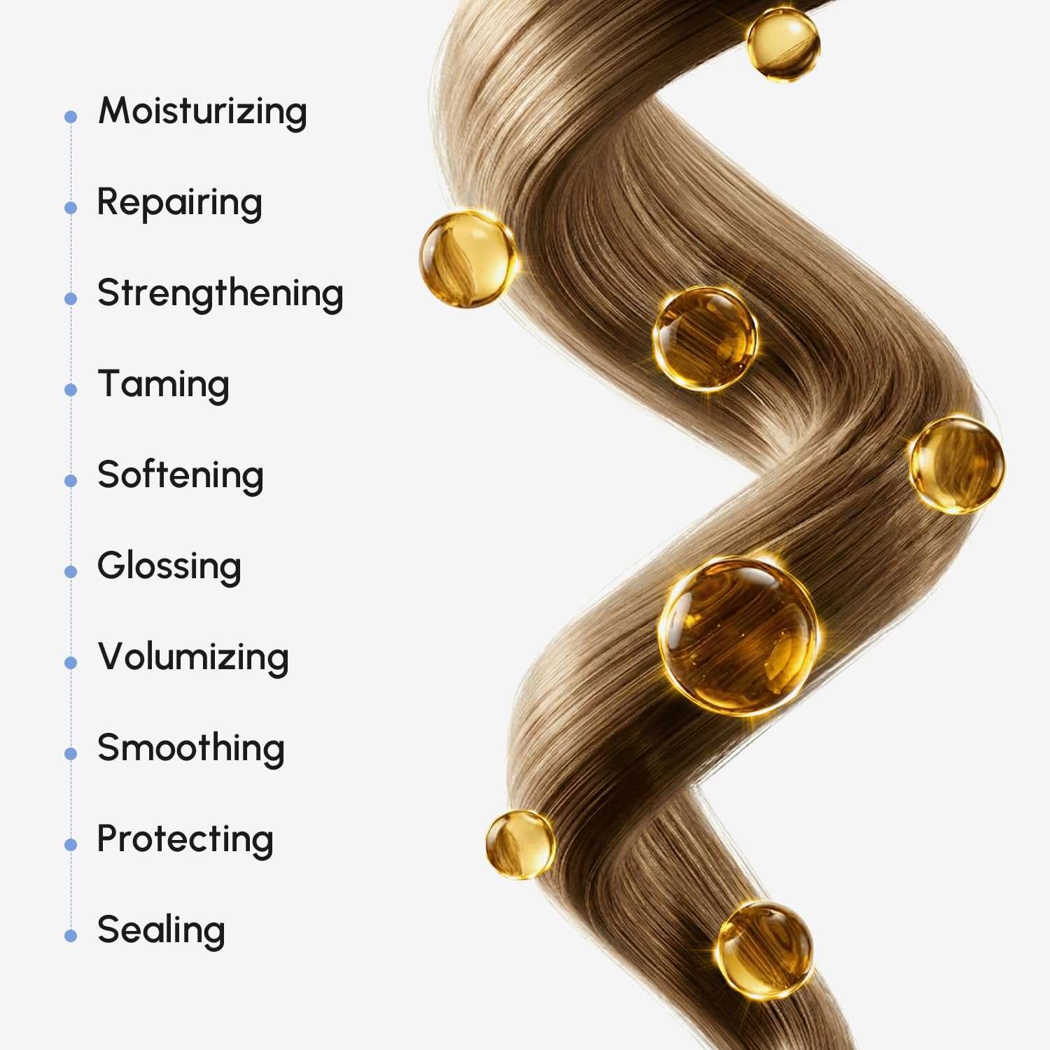MAREE Deep Conditioning Hair Mask for Damaged Hair Treatment – Keratin Hair Care for Hydrating Growth Repair Moisturizing – Dry Curly Color Refreshing – Tratamiento Mascarilla Para el Cabello Seco