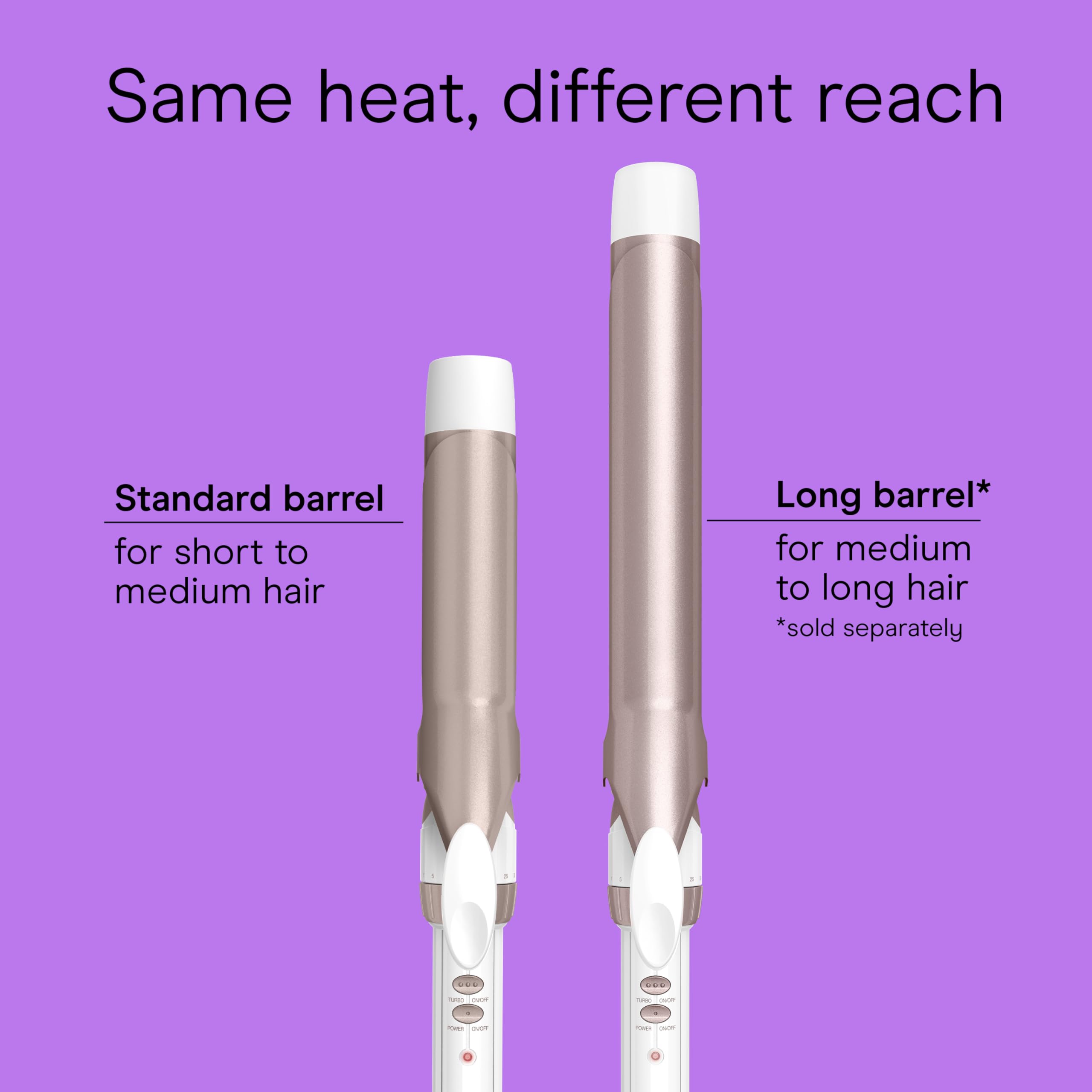 Conair Double Ceramic 1-Inch Curling Iron, 1-Inch Barrel Creates Classic Curls, Hair Curler for Use on Short, Medium, & Long Hair, White/Rose Gold