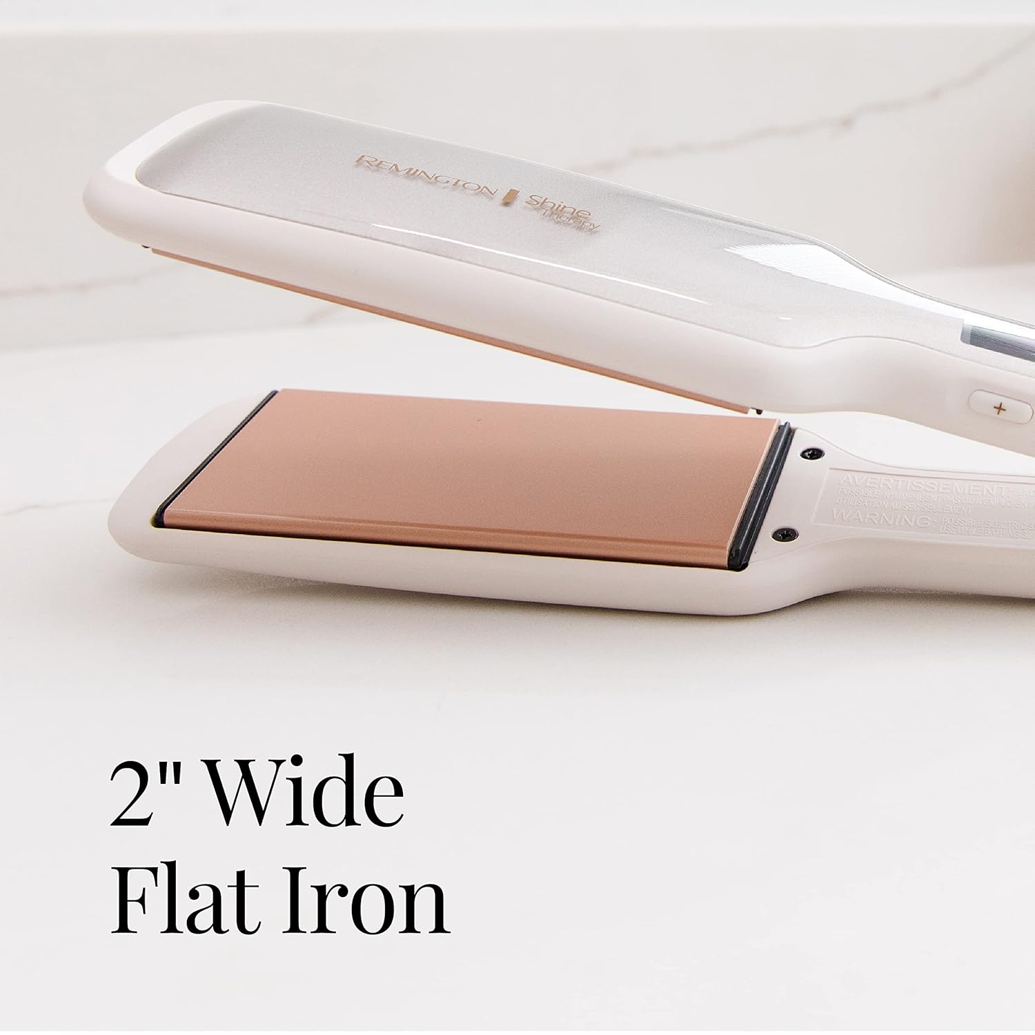 Remington Shine Therapy 1 inch Hair Straightener Iron, Flat Iron Infused with Argan Oil & Keratin, Professional Ceramic Flat Iron for Less Frizz, Shines and Smooth, Styling Tools