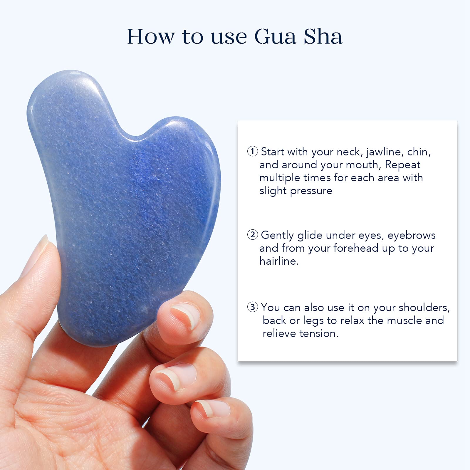 BAIMEI IcyMe Rose Quartz Roller & Gua Sha Set, Cooling Face Roller for Depuffing & Lymphatic Massage, Sculpting Tool for Face, Eyes & Neck, Smooth Skincare Gift for Women and Men