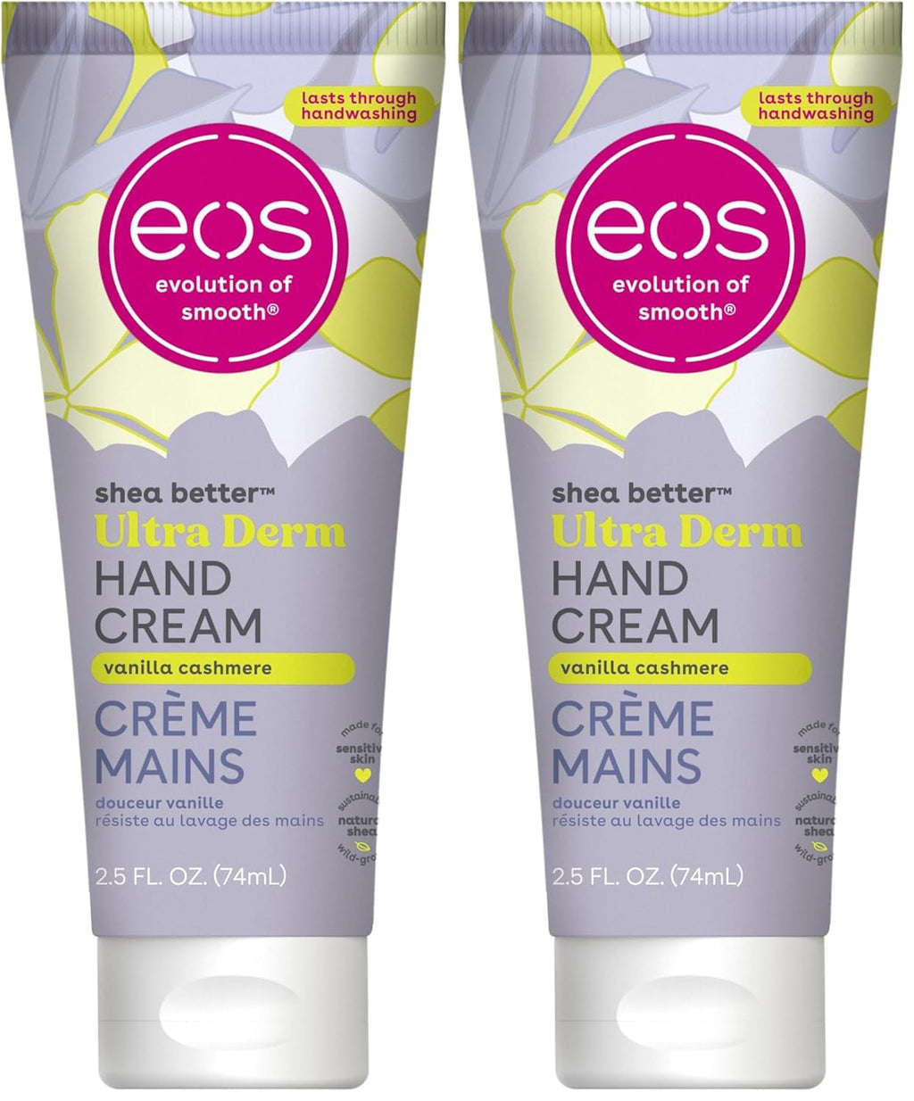 eos Shea Better Hand Cream - Coconut Hand Lotion and Skin Care | Instant Hydration + Lasting Protection | 2.5 oz