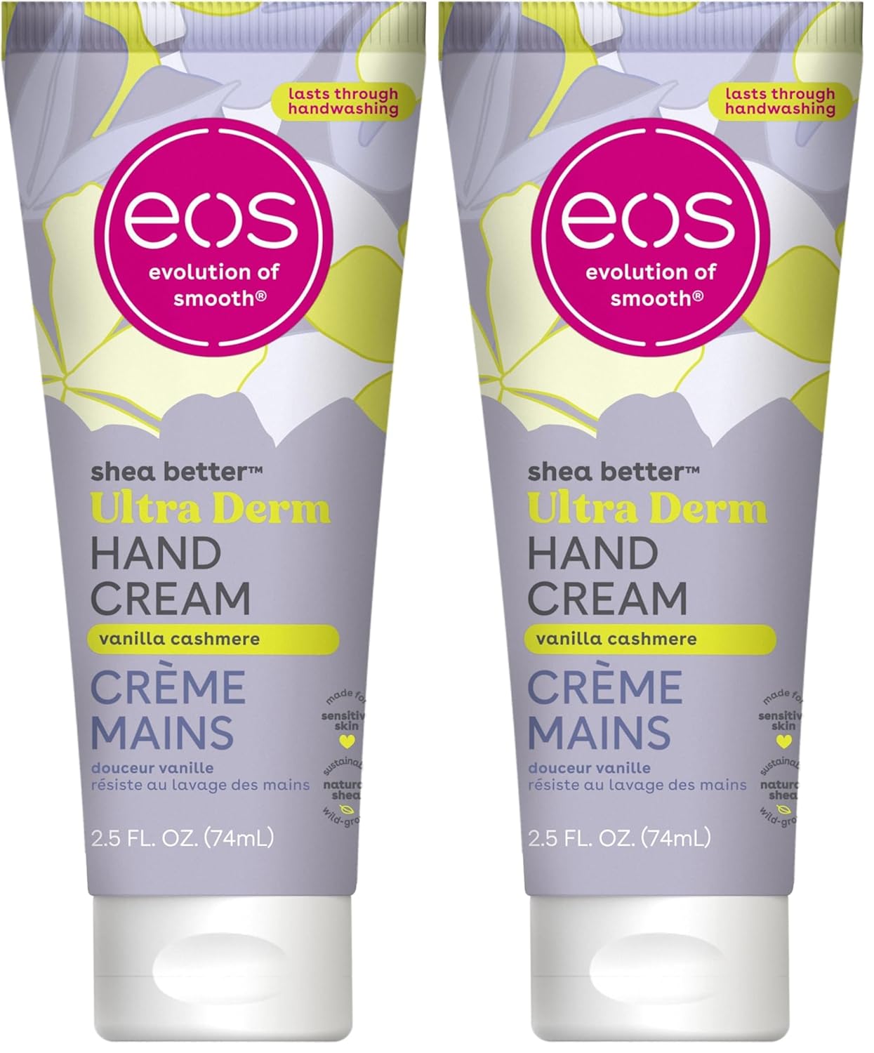 eos Shea Better Hand Cream - Coconut Hand Lotion and Skin Care | Instant Hydration + Lasting Protection | 2.5 oz