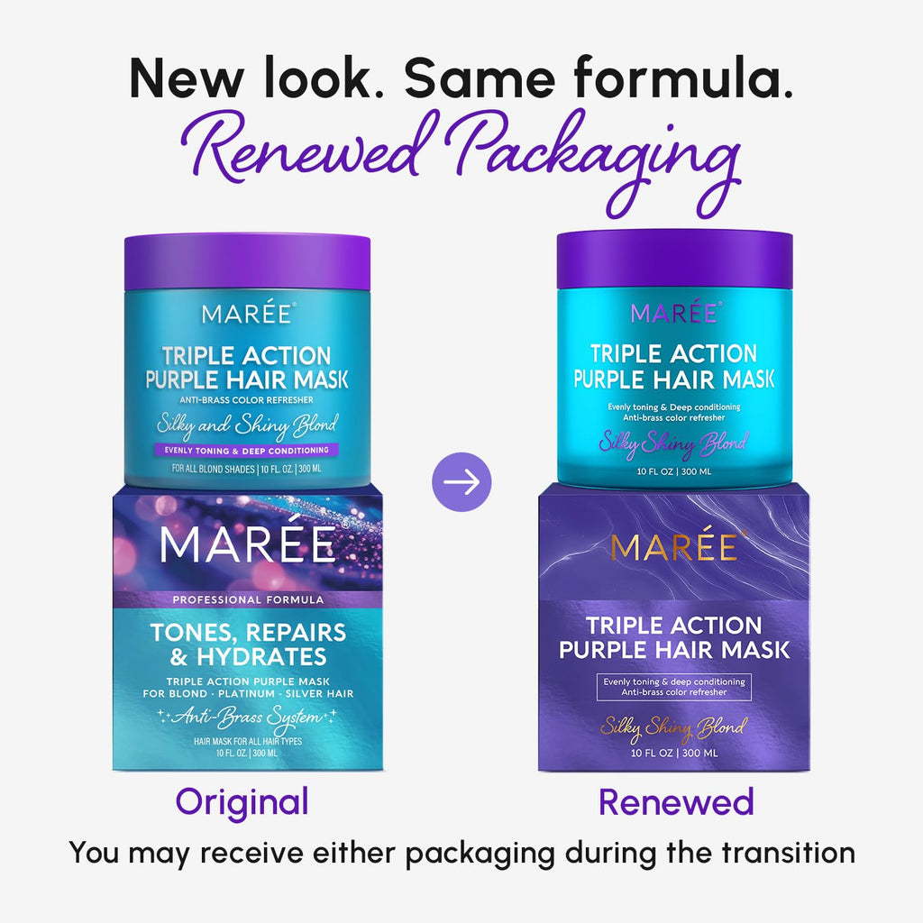 MAREE Deep Conditioning Hair Mask for Damaged Hair Treatment – Keratin Hair Care for Hydrating Growth Repair Moisturizing – Dry Curly Color Refreshing – Tratamiento Mascarilla Para el Cabello Seco