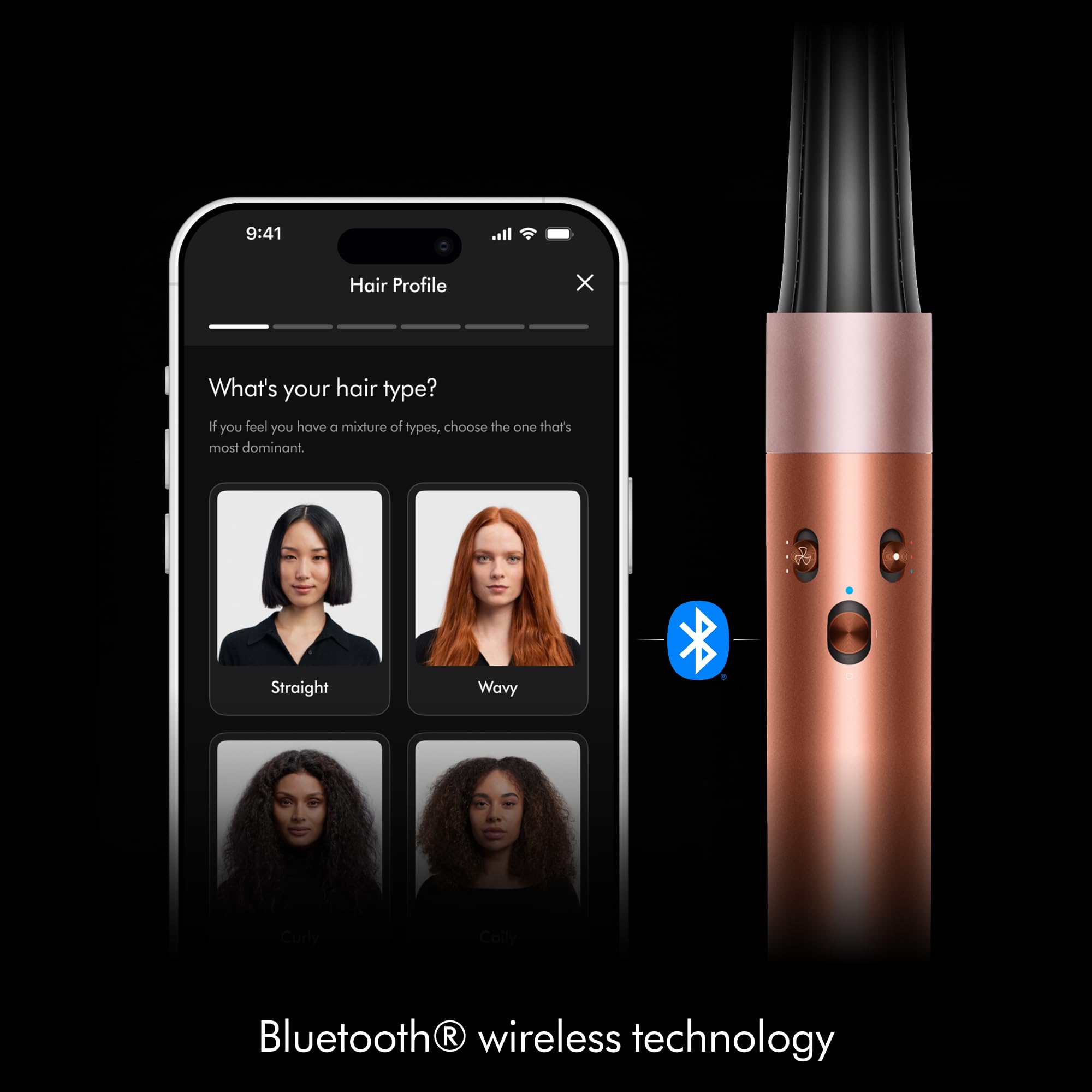 Dyson Airwrap i.d.™ Multi-Styler, Allure Winner, Bluetooth Connected, No Heat Damage, 6-in-1 Versatility, Intelligent Hair Styler