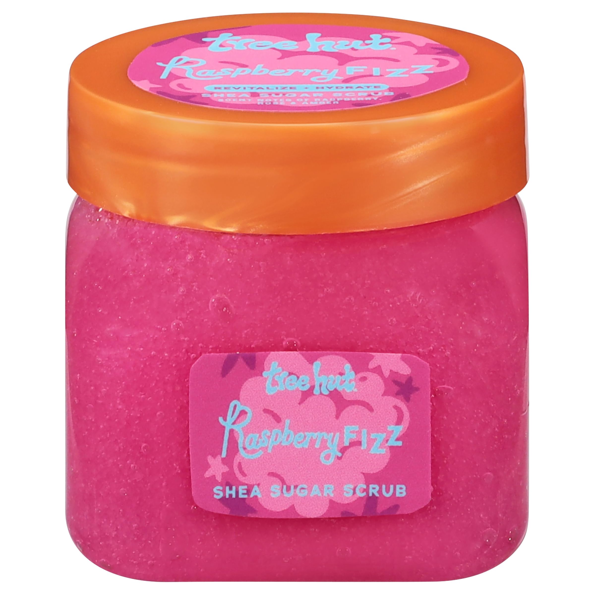 Tree Hut Pink Hibiscus Body Scrub, Exfoliating & Hydrating Sugar Scrub with Shea Butter & Essential Oils, Smooth Skin, Body Exfoliator For All Skin Types, Self Care Gifts for Women, Vegan, 18 Oz