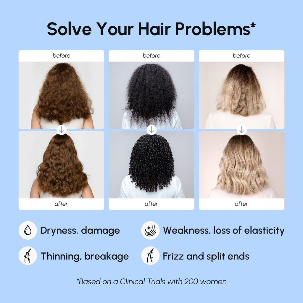 MAREE Deep Conditioning Hair Mask for Damaged Hair Treatment – Keratin Hair Care for Hydrating Growth Repair Moisturizing – Dry Curly Color Refreshing – Tratamiento Mascarilla Para el Cabello Seco