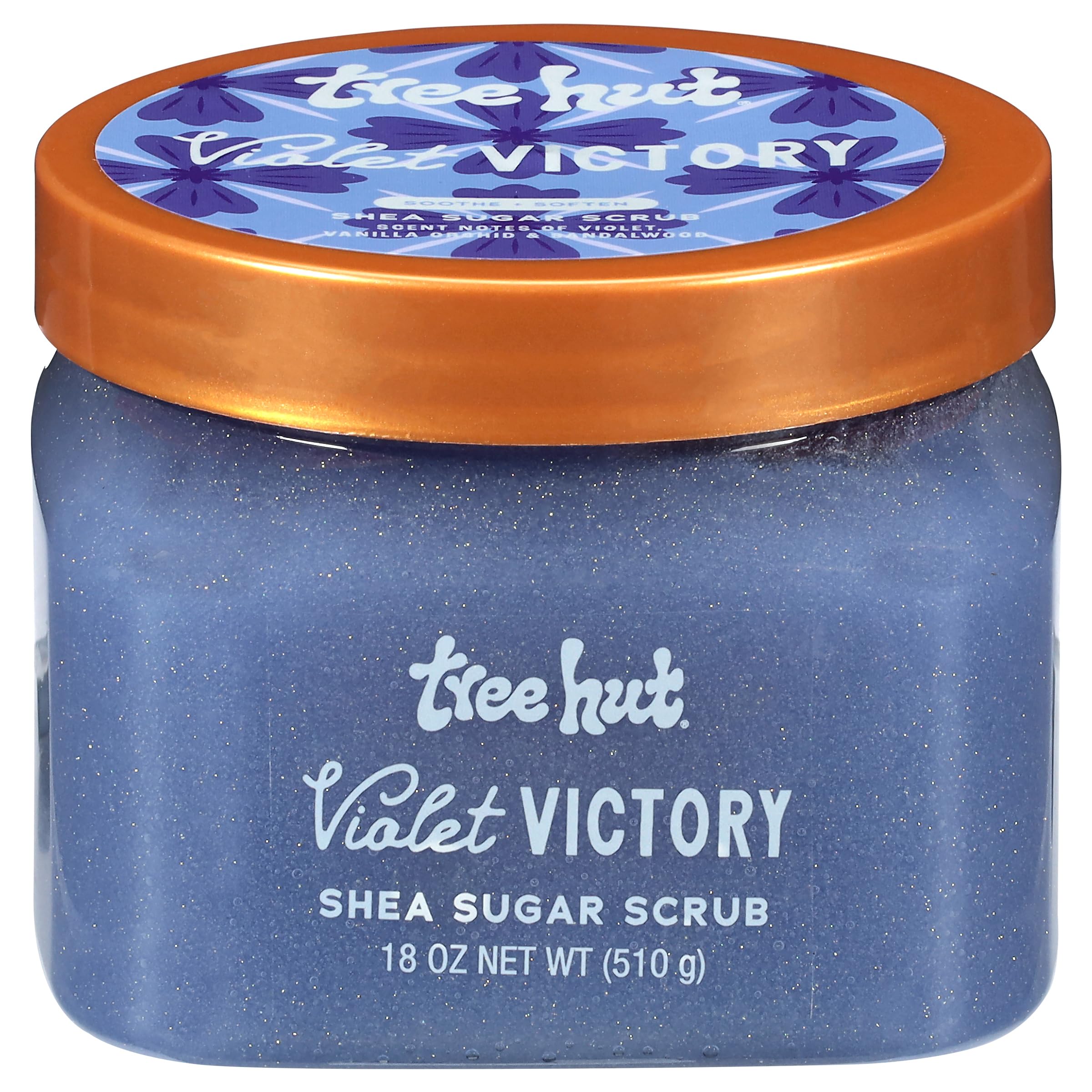 Tree Hut Pink Hibiscus Body Scrub, Exfoliating & Hydrating Sugar Scrub with Shea Butter & Essential Oils, Smooth Skin, Body Exfoliator For All Skin Types, Self Care Gifts for Women, Vegan, 18 Oz