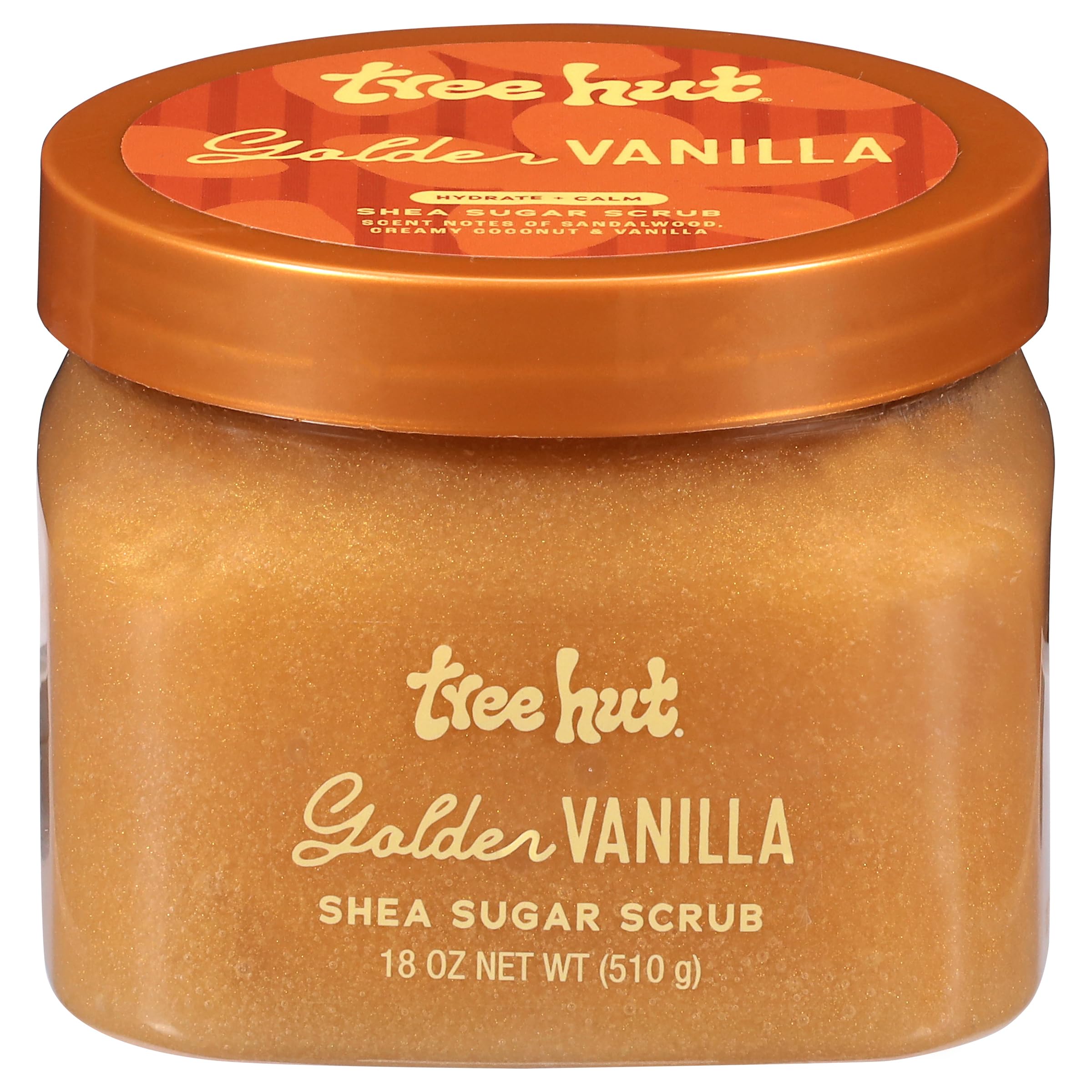 Tree Hut Pink Hibiscus Body Scrub, Exfoliating & Hydrating Sugar Scrub with Shea Butter & Essential Oils, Smooth Skin, Body Exfoliator For All Skin Types, Self Care Gifts for Women, Vegan, 18 Oz