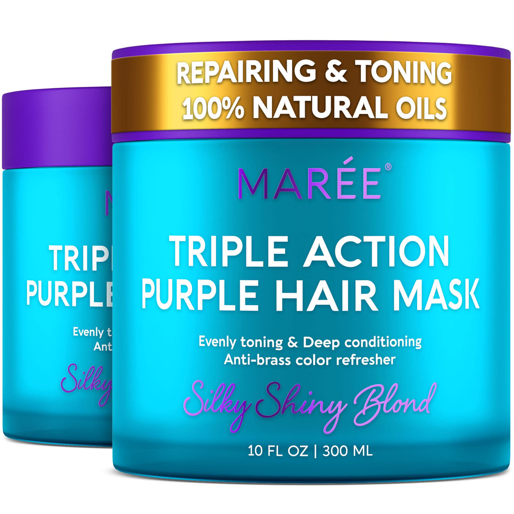 MAREE Deep Conditioning Hair Mask for Damaged Hair Treatment – Keratin Hair Care for Hydrating Growth Repair Moisturizing – Dry Curly Color Refreshing – Tratamiento Mascarilla Para el Cabello Seco